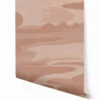 American Landscape© Mural Wallpaper In Terracotta