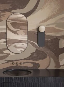 American Landscape© Mural Wallpaper In Topaz -Drop It Modern Sales american landscape topaz renderingcrop