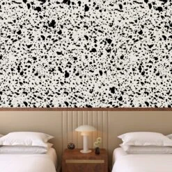 Appaloosa© Mural Wallpaper In Alabaster -Drop It Modern Sales appaloosa alabaster render 06