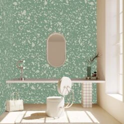 Appaloosa© Mural Wallpaper In Aloe -Drop It Modern Sales appaloosa aloe render 04