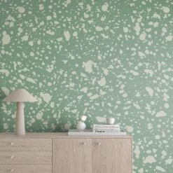Appaloosa© Mural Wallpaper In Aloe -Drop It Modern Sales appaloosa aloe render 05