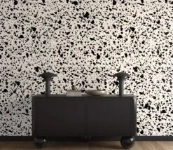 Appaloosa© Mural Wallpaper In Black + Cremé -Drop It Modern Sales appaloosa black creme render 02