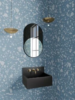 Appaloosa© Mural Wallpaper In Cornflower -Drop It Modern Sales appaloosa cornflower render 05