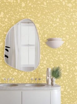 Appaloosa© Mural Wallpaper In Daffodil -Drop It Modern Sales appaloosa daffodil render 03