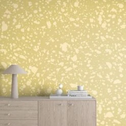 Appaloosa© Mural Wallpaper In Daffodil -Drop It Modern Sales appaloosa daffodil render 04