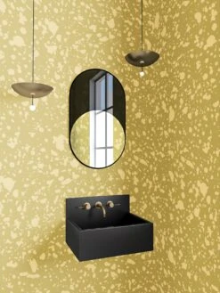 Appaloosa© Mural Wallpaper In Daffodil -Drop It Modern Sales appaloosa daffodil render 05