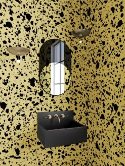 Appaloosa© Mural Wallpaper In Gold Rush 21 Appaloosa© Mural Wallpaper In Gold Rush -Drop It Modern Sales appaloosa goldrush render 06
