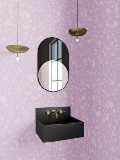Appaloosa© Mural Wallpaper In Lilac -Drop It Modern Sales appaloosa lilac render 05