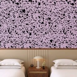 Appaloosa© Mural Wallpaper In Purple + Black -Drop It Modern Sales appaloosa purple black render 02