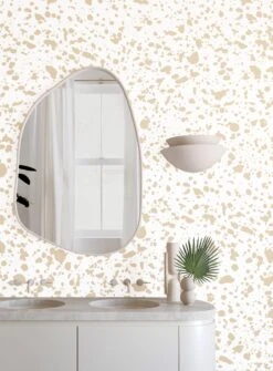 Appaloosa© Mural Wallpaper In Sand -Drop It Modern Sales appaloosa sand render 03