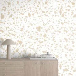 Appaloosa© Mural Wallpaper In Sand -Drop It Modern Sales appaloosa sand render 05