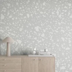 Appaloosa© Mural Wallpaper In Sky Grey -Drop It Modern Sales appaloosa sky grey render 01