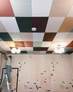 Shape Shifter© Mural Wallpaper In Blush -Drop It Modern Sales aprettycoolgirl