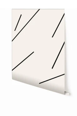 Bang Dem Sticks© Wallpaper In Black + Creme