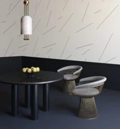 Bang Dem Sticks© Wallpaper In Cement -Drop It Modern Sales bangdemstickscementrender02