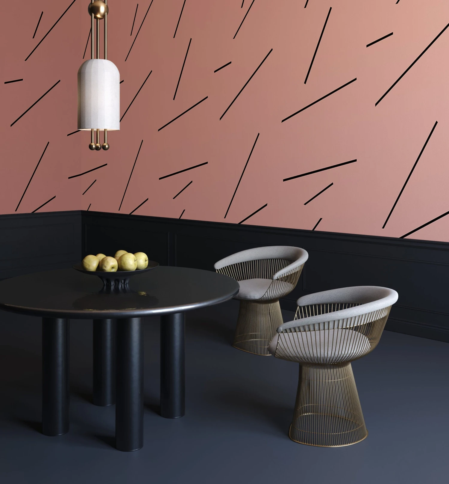 Bang Dem Sticks© Wallpaper In Mauve 10 Bang Dem Sticks© Wallpaper In Mauve - Image 10