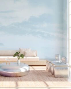 Big Sky© Mural Wallpaper In Laguna -Drop It Modern Sales big sky laguna rendering 2