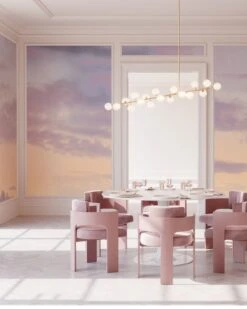 Big Sky© Mural Wallpaper In Santa Fe -Drop It Modern Sales big sky santa fe rendering 2
