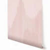 Wavelength© Mural Wallpaper In Blush