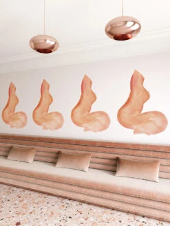 Body Paint© Mural Wallpaper -Drop It Modern Sales body paintweb