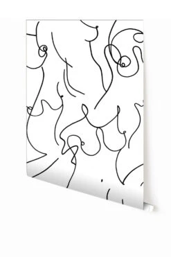 Bosom© Wallpaper In Black + White