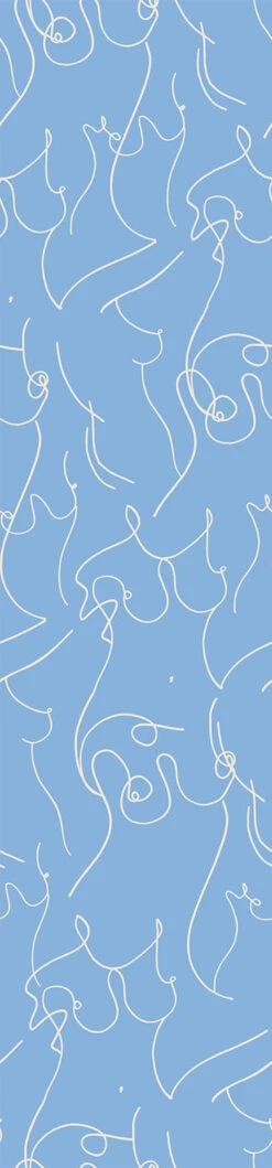 Bosom© Wallpaper In Bluet -Drop It Modern Sales bosom bluet diy28