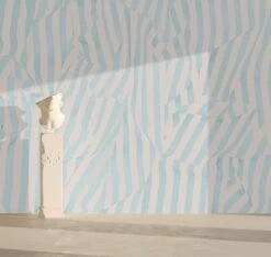 Carnival© Mural Wallpaper In French Bleu -Drop It Modern Sales carnival bleu rendering