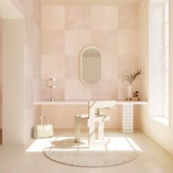 Checkmate© Wallpaper In Blush -Drop It Modern Sales carnival blush rendering