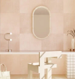 Checkmate© Wallpaper In Blush -Drop It Modern Sales carnival blush renderingcrop