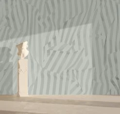 Carnival© Mural Wallpaper In Grey -Drop It Modern Sales carnival grey rendering