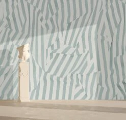 Carnival© Mural Wallpaper In Slate -Drop It Modern Sales carnival slate rendering