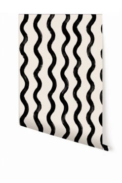 Cassette© Wallpaper In Black + Cremé