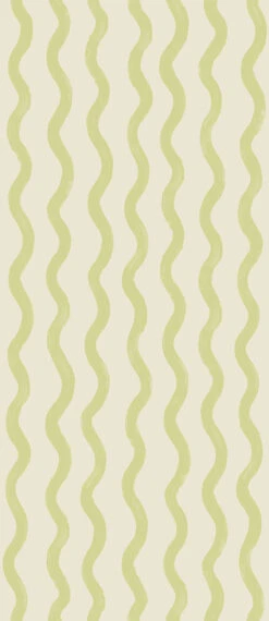 Cassette© Wallpaper In Kiwi -Drop It Modern Sales cassette kiwi diy52