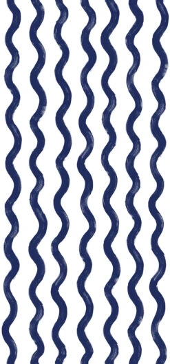 Cassette© Wallpaper In Navy -Drop It Modern Sales cassette navy diy28