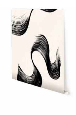 Cavatelli© Wallpaper In Black + Creme