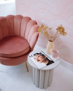 Sediment #2© Wallpaper In Blush -Drop It Modern Sales champagneunicorns DSCF2541