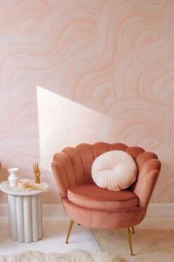 Sediment #2© Wallpaper In Blush -Drop It Modern Sales champagneunicorns HighRes 5