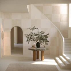 Checkmate© Wallpaper In Chalk -Drop It Modern Sales checkmate chalk rendering 02