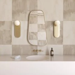 Checkmate© Wallpaper In Sand -Drop It Modern Sales checkmate sand rendering