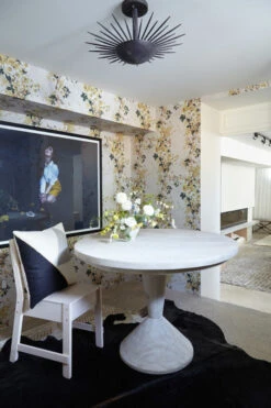 Prairie Fleur© Wallpaper In Sunny -Drop It Modern Sales christine 3