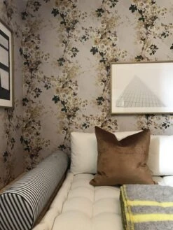 Prairie Fleur© Wallpaper In Sunny -Drop It Modern Sales christine 78