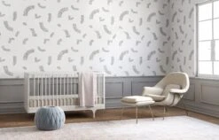 Crosshatch© Wallpaper In Grey -Drop It Modern Sales crosshatch grey final