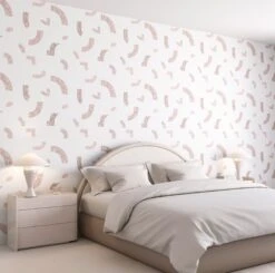 Crosshatch© Wallpaper In Pink 9 Crosshatch© Wallpaper In Pink -Drop It Modern Sales crosshatch pink final 02