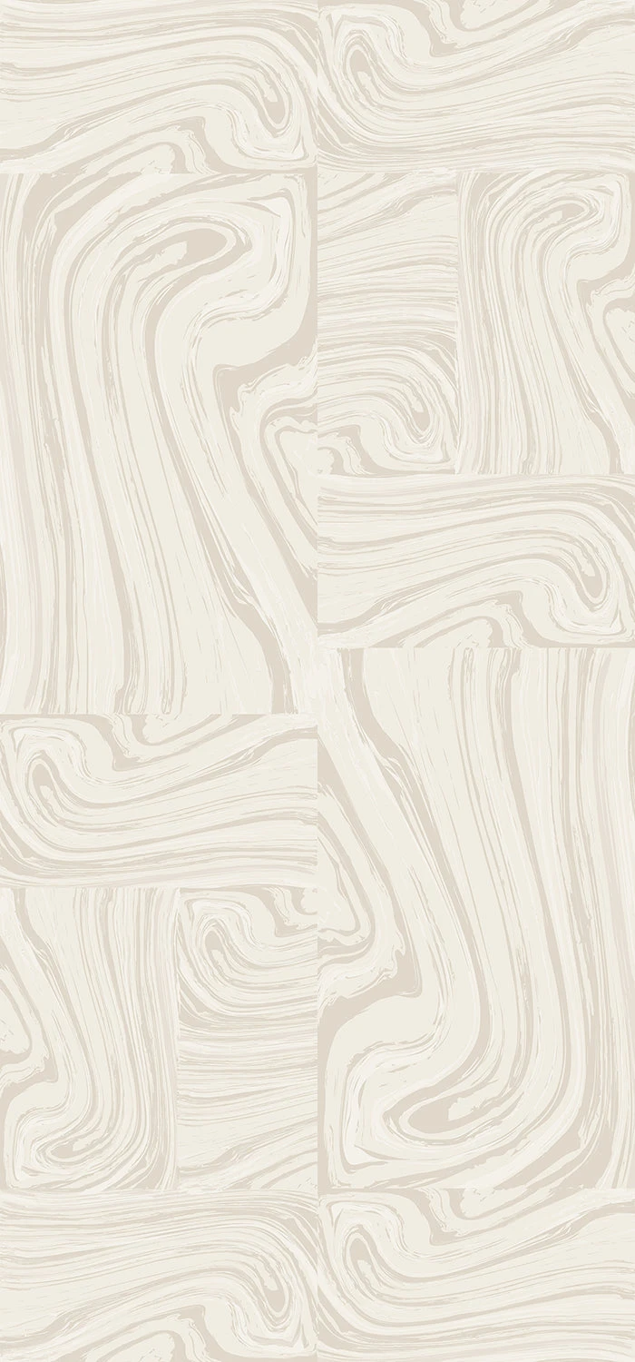 Crystalline© Wallpaper In Putty 5 Crystalline© Wallpaper In Putty - Image 5