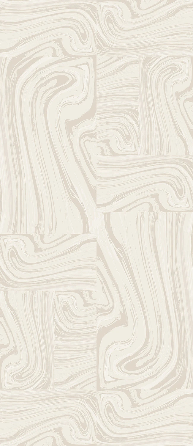 Crystalline© Wallpaper In Putty 6 Crystalline© Wallpaper In Putty - Image 6