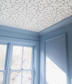 Dot To Dot© Wallpaper In Black + White -Drop It Modern Sales dot to dot BW