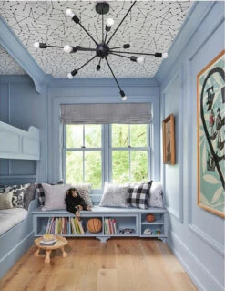 Dot To Dot© Wallpaper In Black + White -Drop It Modern Sales dot to dot copy