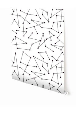 Dot To Dot© Wallpaper In Black + White