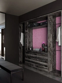 Dotted Line© Wallpaper In Purple -Drop It Modern Sales dotted line purple2web