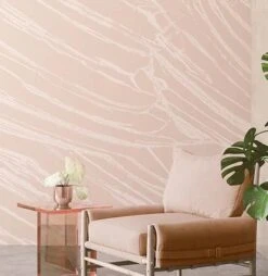 Dune© Mural Wallpaper In Petal -Drop It Modern Sales dune petalwebcrop